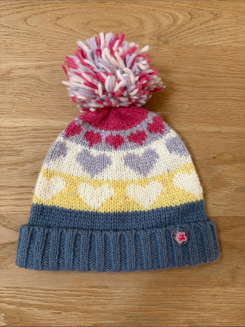 Adult LoveShackFancy Pom Pom Hat